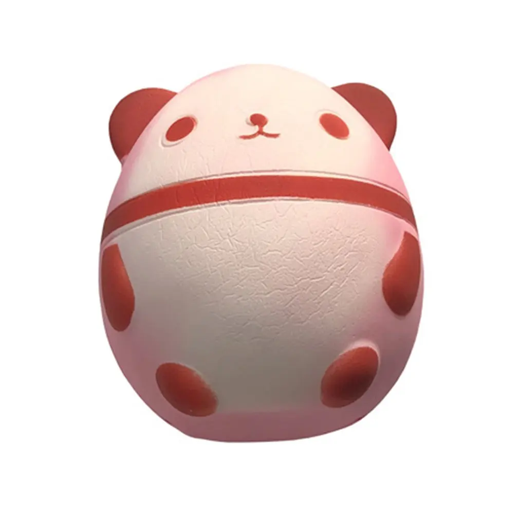 Soft Slow Rebound Discolored Panda Eggs Toy Slow Rebound Discolored Panda Eggs Simulation Model Pressure Release Toy