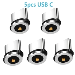 Magnetic Charging Cable Adapter with Dust Protection (5pcs type c plug)