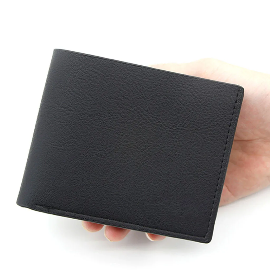 Мужской кожаный кошелек portomonee/зажим, мужской кошелек со складками, нейтральный короткий кошелек для монет, мужской кошелек, держатель для карт