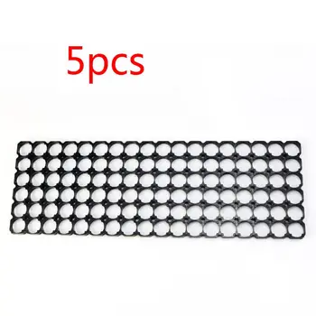 

5PCS 6x18 18650 Lithium Cell Cylindrical Battery Case Holder Batteries Pack Plastic Holder Bracket for Diy Battery Pack