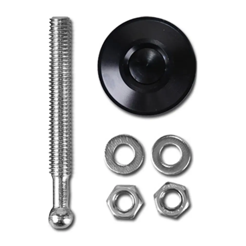 Justdodo Aluminum Alloy Mini Engine Hood Cover Lock Universal Push Button Billet Hood Pins Lock Clip Car Quick Latch for Auto Car