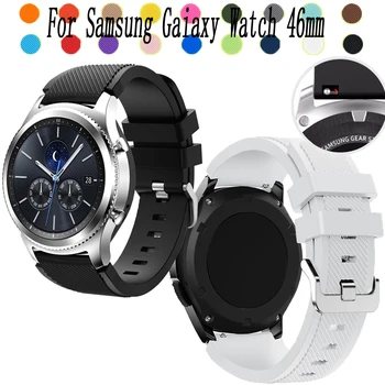 

For Huami Amazfit GTR 47mm/Amazfit2/2S For Huawei Watch GT/GT2 46mm For Samsung galaxy watch 46mm silicone strap wrist band 22mm