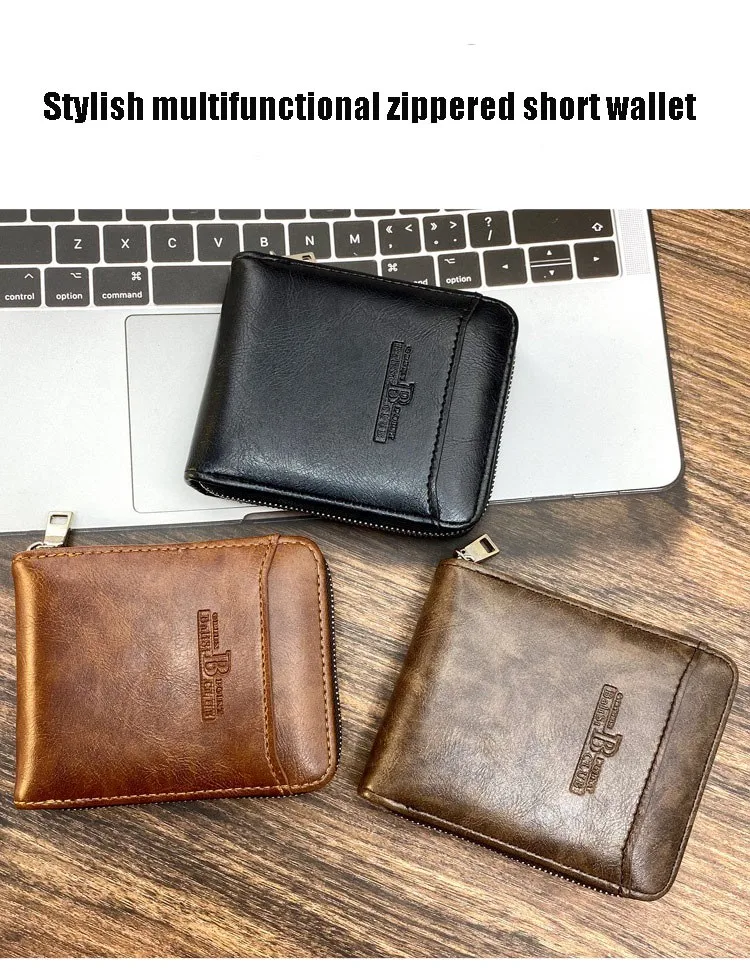 Business Zipper Coin Purse 