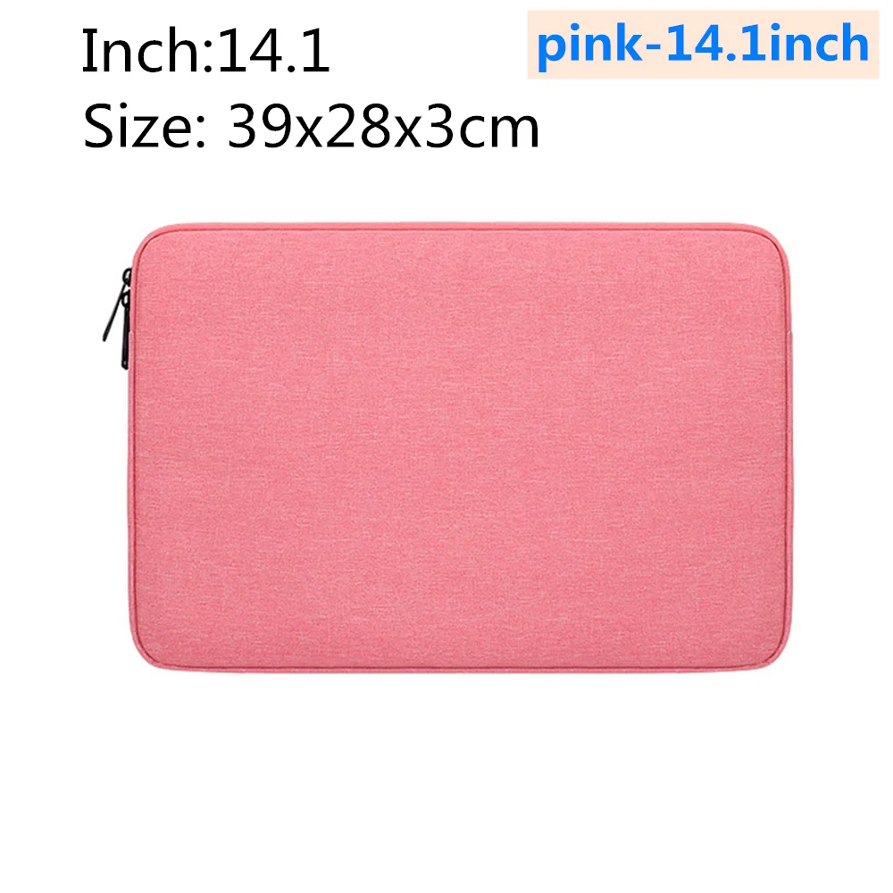 pink-14.1inch Водонепроницаемый чехол для ноутбука Macbook air pro 13,3 14,1 15,4 15,6 дюймов для Apple просо ноутбук Войлок вкладыш посылка чехол - Цвет: pink-14.1inch