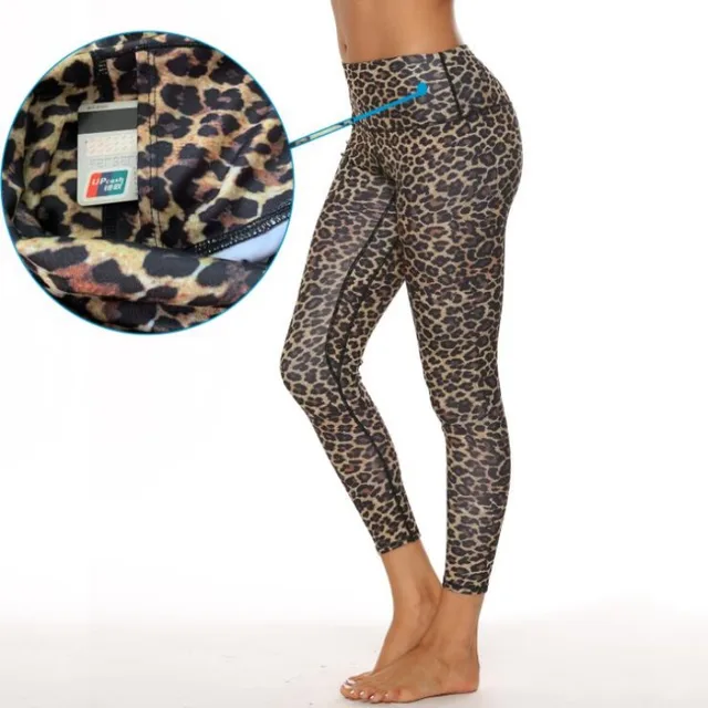 animal print workout leggings