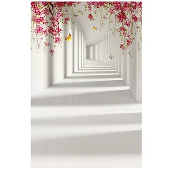 

3D Photo Studio Background Butterfly Flower Cloth Photography Background Wall Props 100 x 150cm
