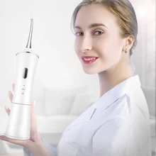 Портативная и перезаряжаемая водоплавающая Беспроводная Вода Flosser очищение, отбеливание зубов