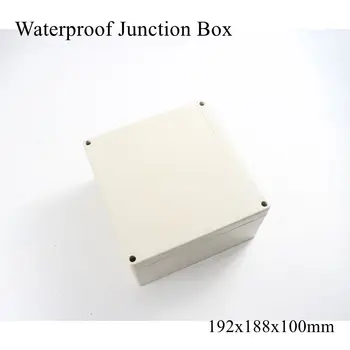 

192x188x100mm Waterproof Plastic Enclosure Box Outdoor Cable Connection Junction Electrical Project Case ABS IP65 192*188*100mm