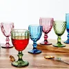 Verre à jus de Champagne coloré | Coupe de Champagne, tasses de Cocktail, tasses à whisky, verre à jus, verre à vin, verre à vin, couleur gravée en cristal ► Photo 1/6