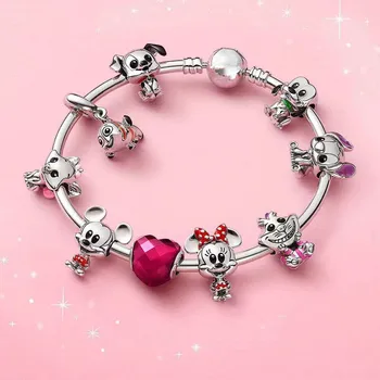 

925 sterling silver suit bracelet is suitable for original female charm bracelet DIY jewelry