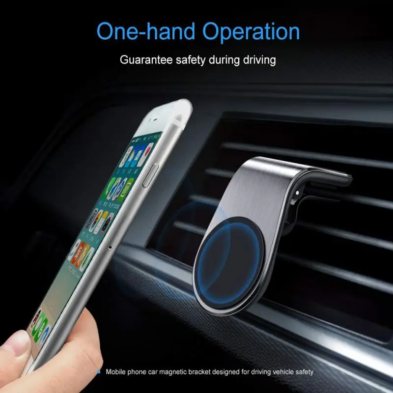1 шт. магнитный автомобильный держатель для телефона Hands Free универсальный смартфон gps держатель на вентиляционное отверстие автомобиля