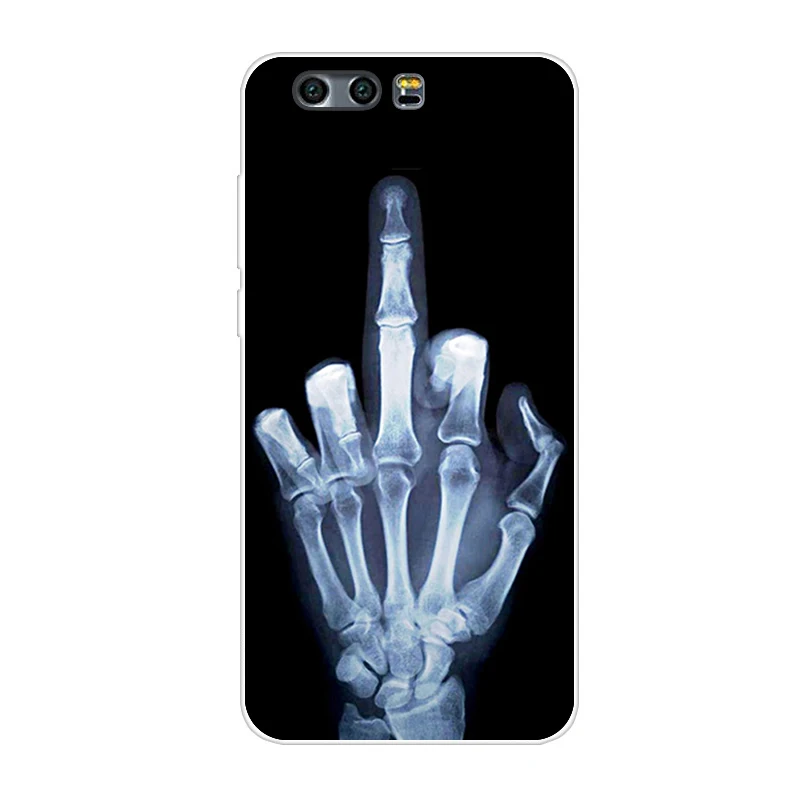Мягкий TPU чехол для huawei Honor 9 STF-L09 STF-AL00 STF-AL10 STF-TL10 силиконовый чехол-накладка для телефона чехол для huawei Honor9 печати мешок ракушек - Цвет: Синий