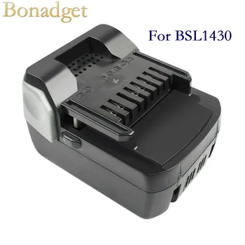 

Bonadget 4000mAh 6000mAh 14.4V Batteria Rechargeable Battery for Hitachi BSL1430 BSL1415 C14DSL CD14DSL Power Tools Battery