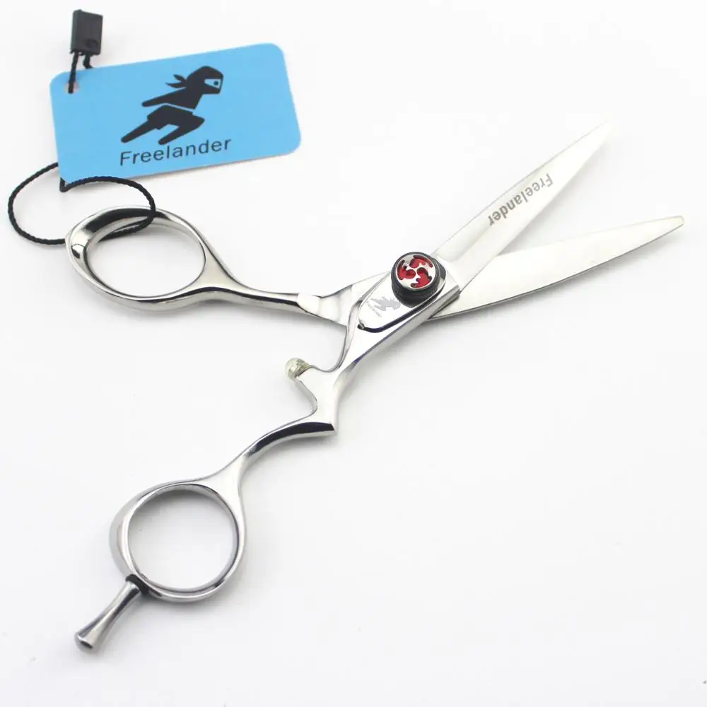 

5.5 inch Cutting Styling Tool Hair Scissors Japan 440c Stainless Steel Salon Hairdressing Shears Regular Flat cutting Blades