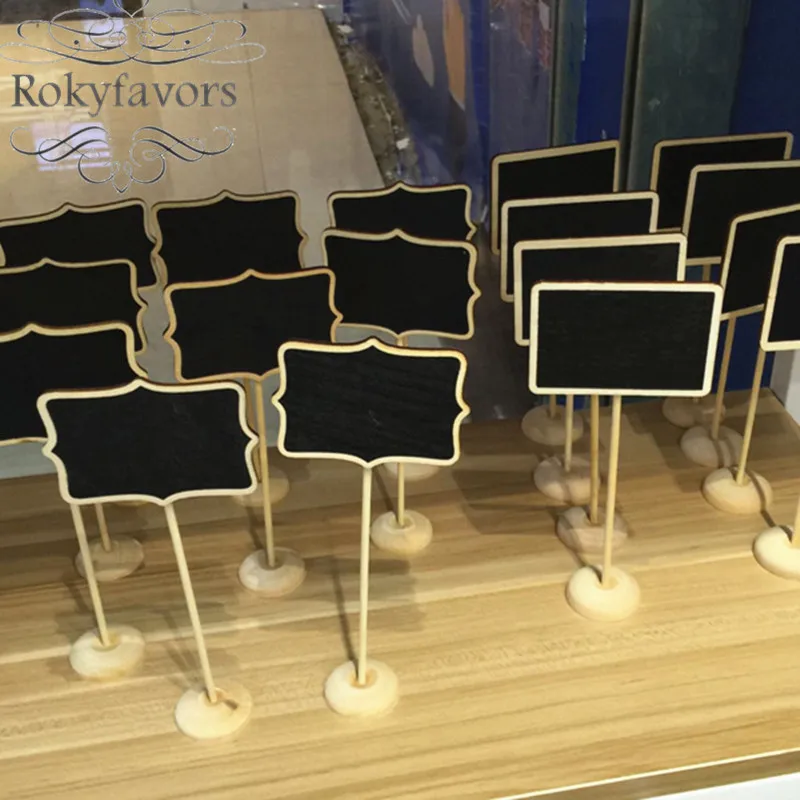 chalkboard wooden place card holder (1)