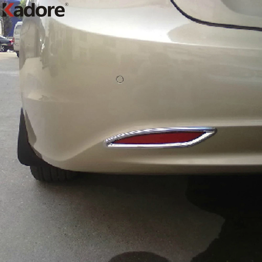 Для Hyundai Sonata 8 i45 2011 2012 2013 ABS хромированная лампа заднего противотуманного фонаря