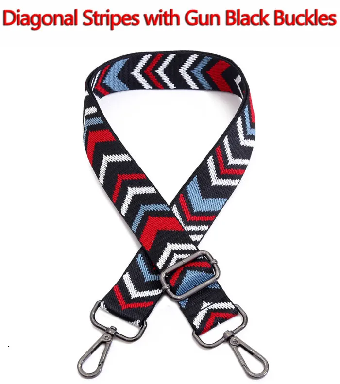 Gun Black Diagonal 4 металлических цвета! DIY 140 см Регулируемая Сумочка, ремни для сумок шириной 3,8 см Замена Красочные ремни на плечо, ремни для сумок - Цвет: Gun Black Diagonal