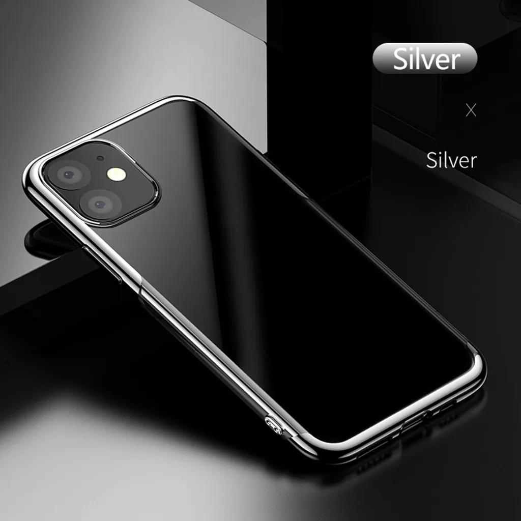 Для iPhone 11 чехол Ультратонкий Прозрачный мягкий ТПУ покрытие амортизация противоударный бампер прозрачный силиконовый чехол для телефона чехол