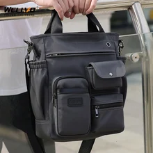 

Durable 14 inch Briefcase Man Business Handbag Male Shoulder Bag Ipad Urban Carry Bag Crossbody Pouch with Many Pocket X63CT