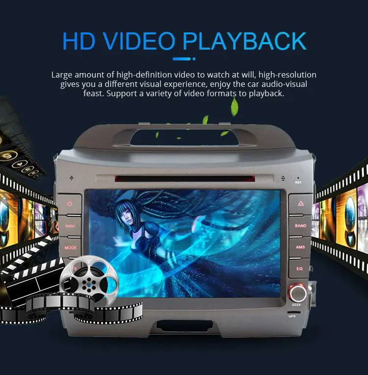 Best LJHANG Car DVD Multimedia Player Android 9.0 For Kia sportage 2010 2011 2012 2013 2014 2015 GPS WIFI 2 Din Car Radio Stereo Auto 4