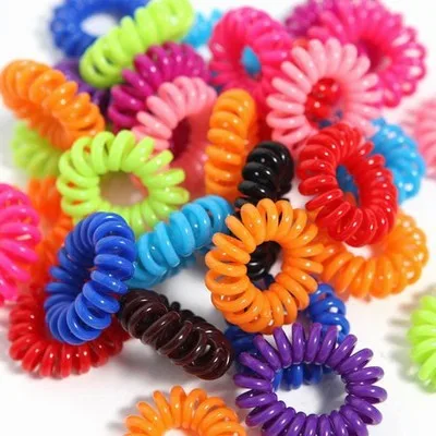 Детская повязка для волос, не повреждает волосы, телефонная линия, кольцо для волос, карамельного цвета, повязка для волос, Детские аксессуары для волос, 2 юаня, магазин Acces