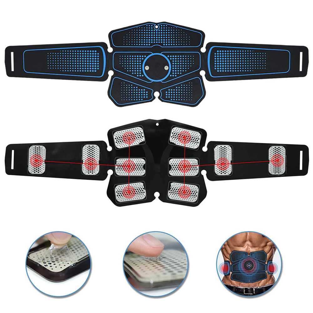 ABS Abdominal Muscle Stimulator Trainer Fitness Accessories Stimulator Massager Pad Exercise Home Gym Arm Leg Massager Equipment ABS Abdominal Muscle Stimulator Trainer Fitness Accessories Stimulator Massager Pad Exercise Home Gym Arm Leg Massager Equipment