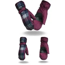 Зимние взрослые теплые толстые лыжные шерстяные перчатки водонепроницаемый ветрозащитный защита от снега сноуборд лыжные спортивные мотоциклетные перчатки Зимние перчатки