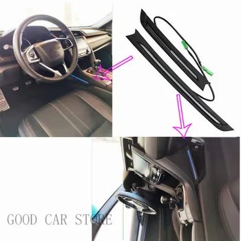 

1pair Atmosphere console blue led light for Civic 2016 2017 2018