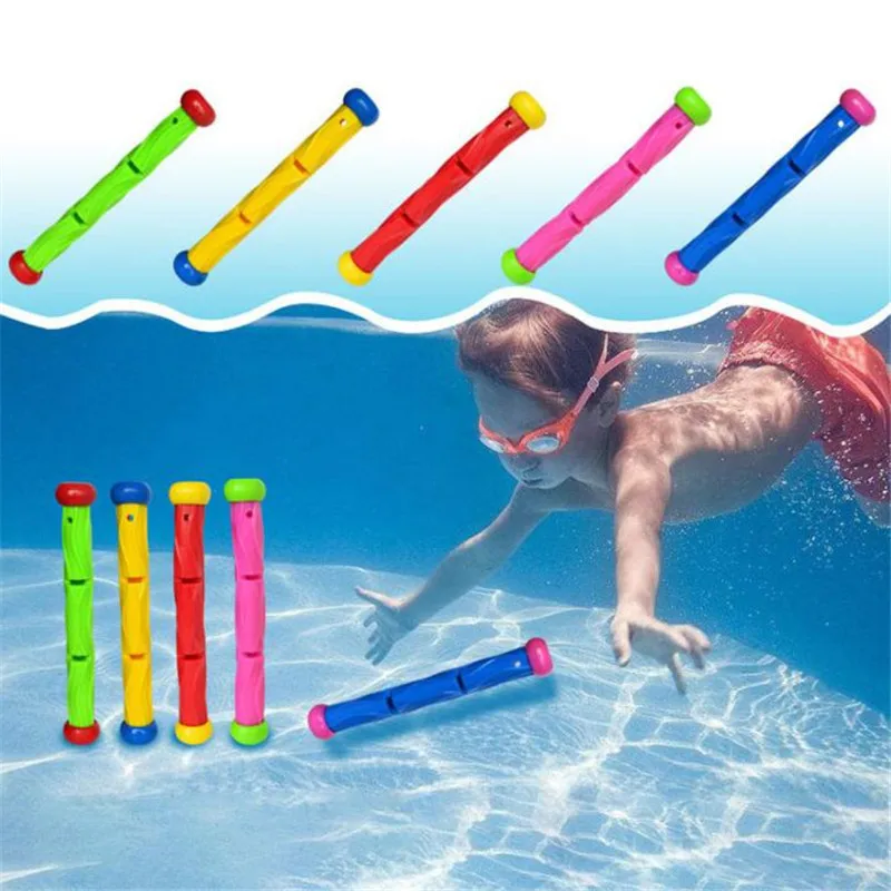 5 шт./партия Zwembad Duiken палочки Onderwater Fun Duiken набор палочек Zomer kind Kid Accessoire водные Подводные игрушки для бассейна