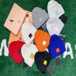 21AC Studios Smiling face Beanie Skull Caps knitted Cashmere Eye Warm Couple Lovers Acne Hats Tide Street Hip-hop Wool Cap Adult