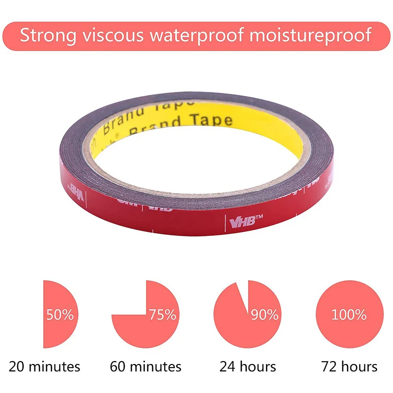 2M Car Special Double Sided Tape Heavy Duty Acrylic Foam Adhesive DIY Sticker Strong Adhesive Tape Sticker for Auto Decor car double sided tape double sided tape car adhesive tape