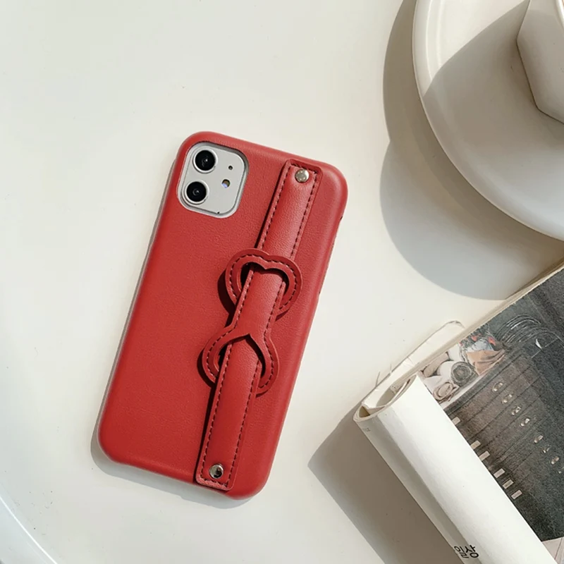 Браслет «Love» кожаный чехол для iphone 11 Pro Max 11 Pro 11 все включено водостойкий мягкий чехол для iphone XS Max XS XR X 6 - Цвет: Red