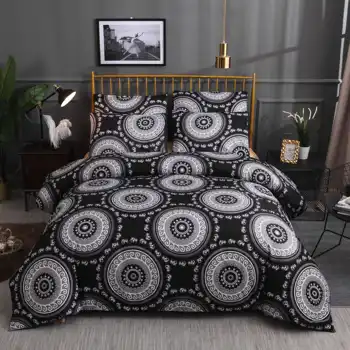

Luxury Pinch Pleat Bedding Set Comforter Solid Colors Duvet Cover Sheet Queen King Size XHS0113
