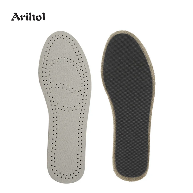 Handcrafted Breathable Leather Insoles Cowhide Inserts for Shoes Ultra