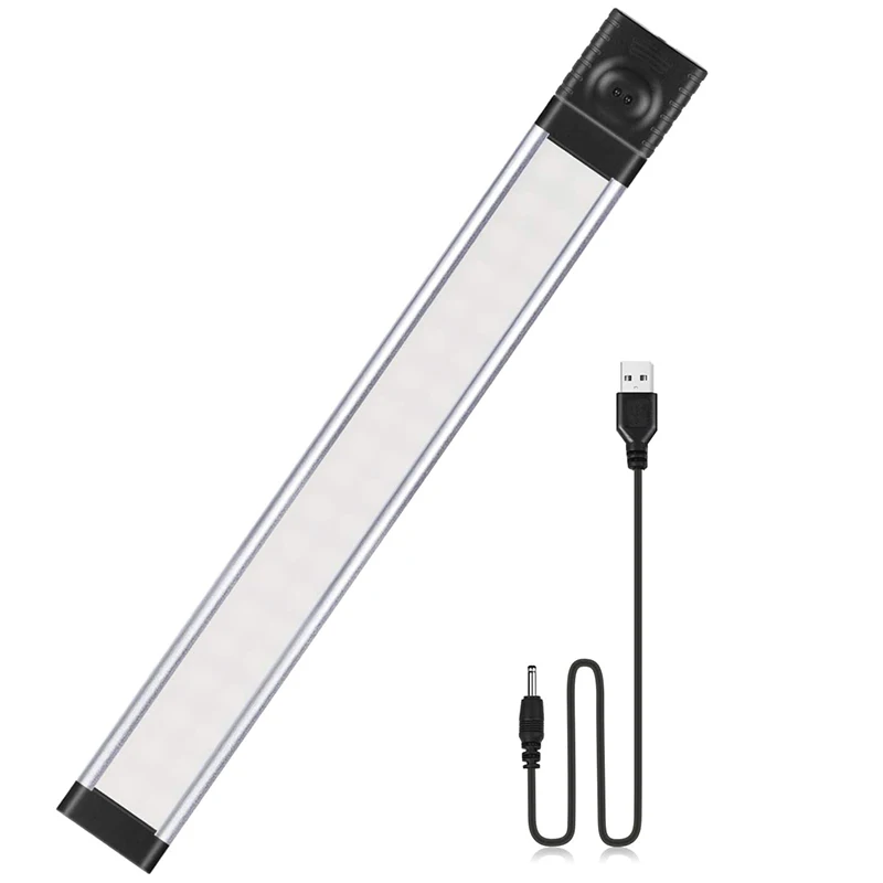 Under Cabinet Lighting 12 Inch Dimmable Hand Wave Activated 36LED USB Ultra Thin Under Counter Lights for Warm White afbeelding