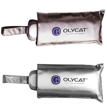 

OLYCAT Titanium Silver Sun Umbrella Anti UV Mini Five-Folding UPF50+