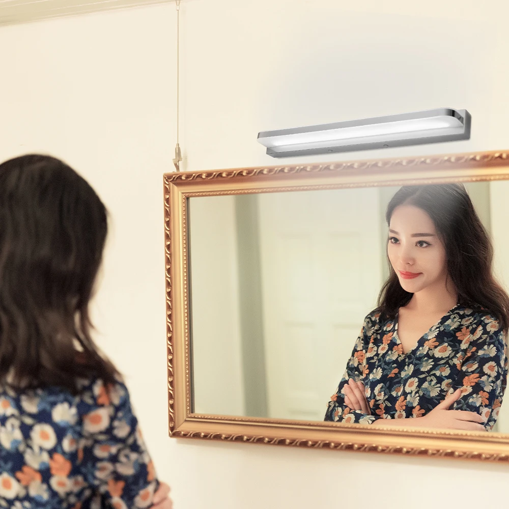 7 Вт 42 см светодиодный настенный светильник Зеркало для ванной комнаты теплый белый/белый умывальник крепления настенного светильника 3000K 6000K туалетный свет