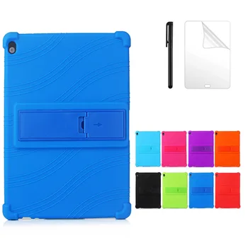 

For Lenovo Tab M10 FHD Plus TB-X606F TB-X606X 10.3" Stand Soft Silicon Cover for Lenovo Tab M10 Plus 10.3 Funda Case +FilmPen