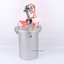 Высокое качество Пневматическая имитация камня Краскораспылитель красочный лак Аэрограф Высокая емкость 2L ведро под давлением мраморная краска