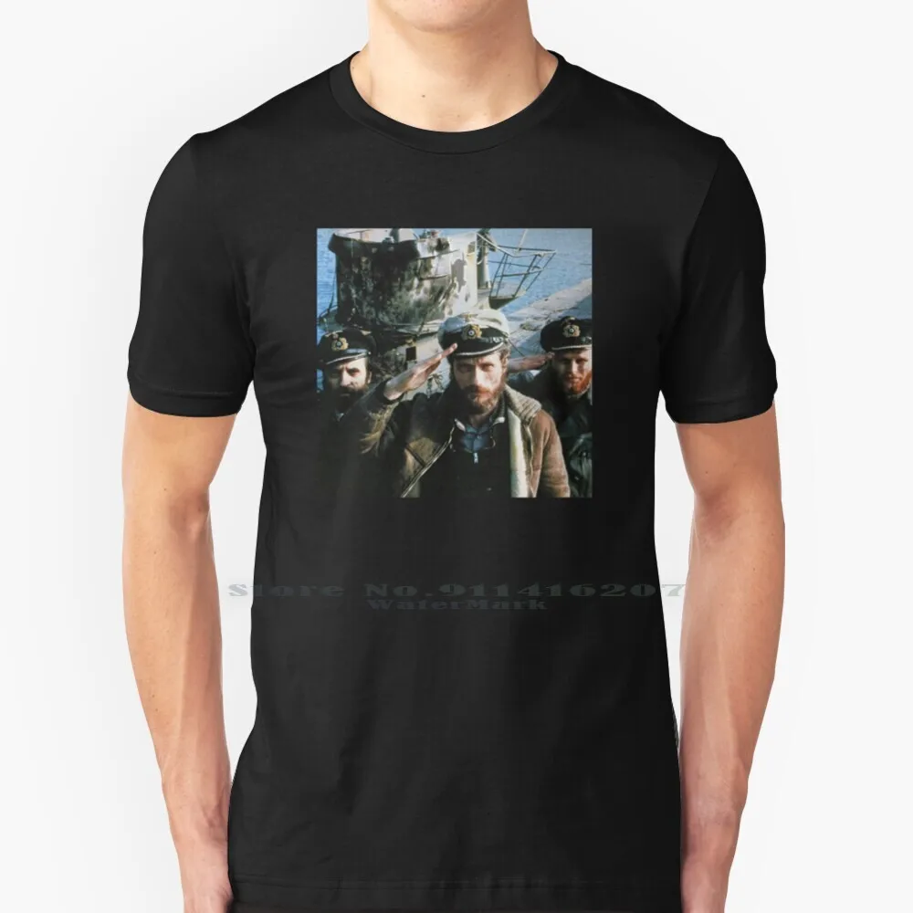 Das Boot Crew T Shirt 100% Puro Cotone Das Boot Xmr Petersen U Boat Ww2