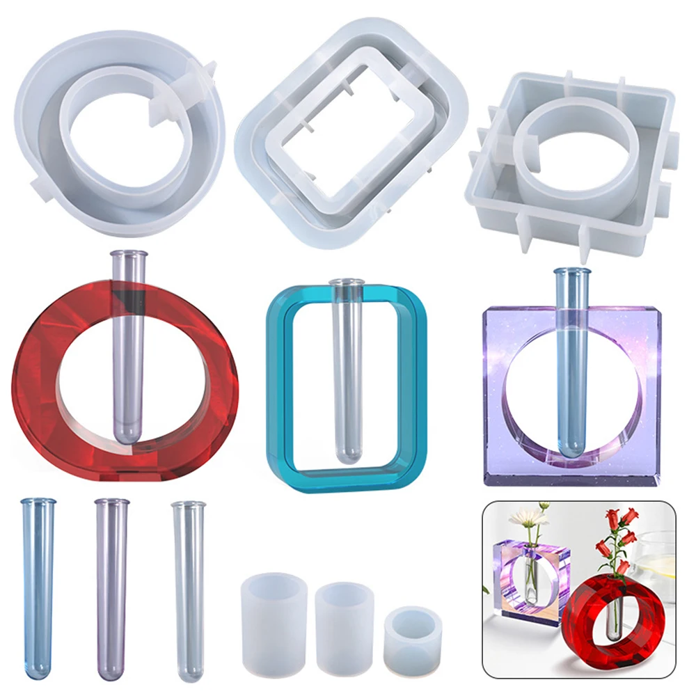 Silicone Molds Decor Vases Silicone Mold Vases Gypsum Silicon Mold