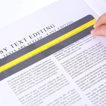 

Reading Bookmark Reading Assistance Color Bookmark Highlighting Strips for Educational Assistance Reading Accessories