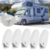 5pcs Door Catch Holder Latch for RV Motorhome Camper Trailer Travel Baggage Car Accessories White ABS Auto Styling ► Photo 1/6