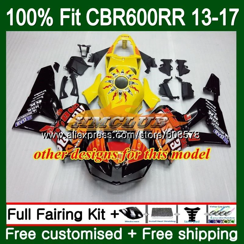 Литья под давлением для HONDA CBR600RR 2013 82CL. 26 CBR 600RR 600 RR CBR600 RR F5 13, 14, 15, 16, 17, Repsol серый обтекатель