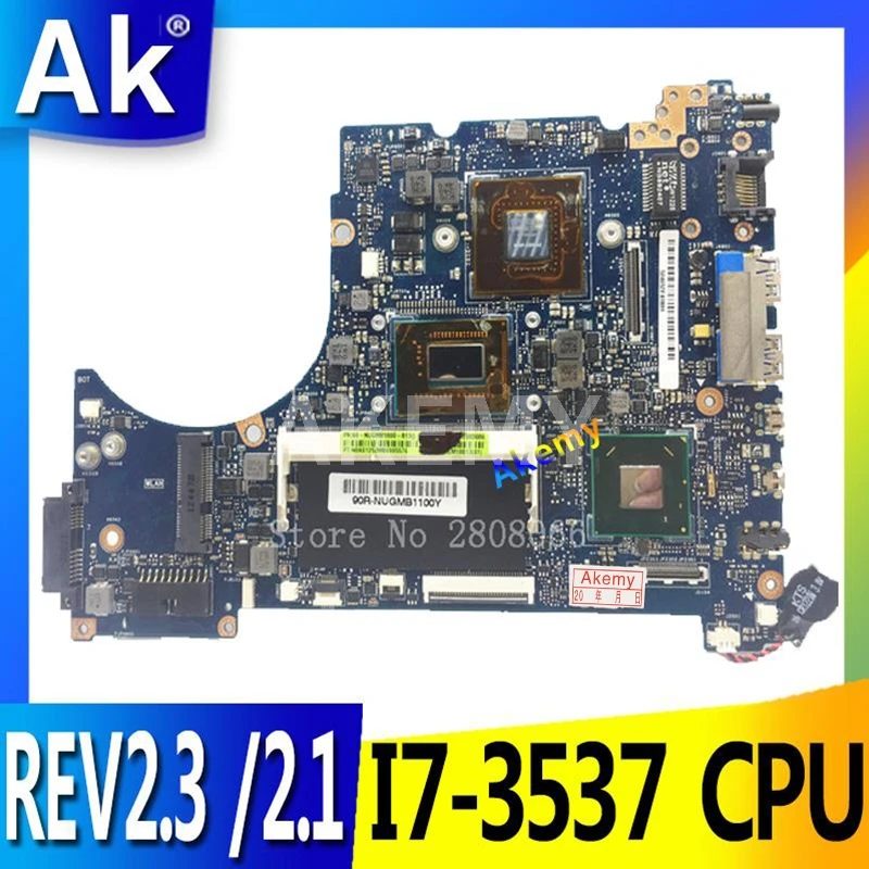 AK UX42VS I7-3537 материнская плата для процессора REV2.3/2 1 Для For Asus UX42V ноутбука основная