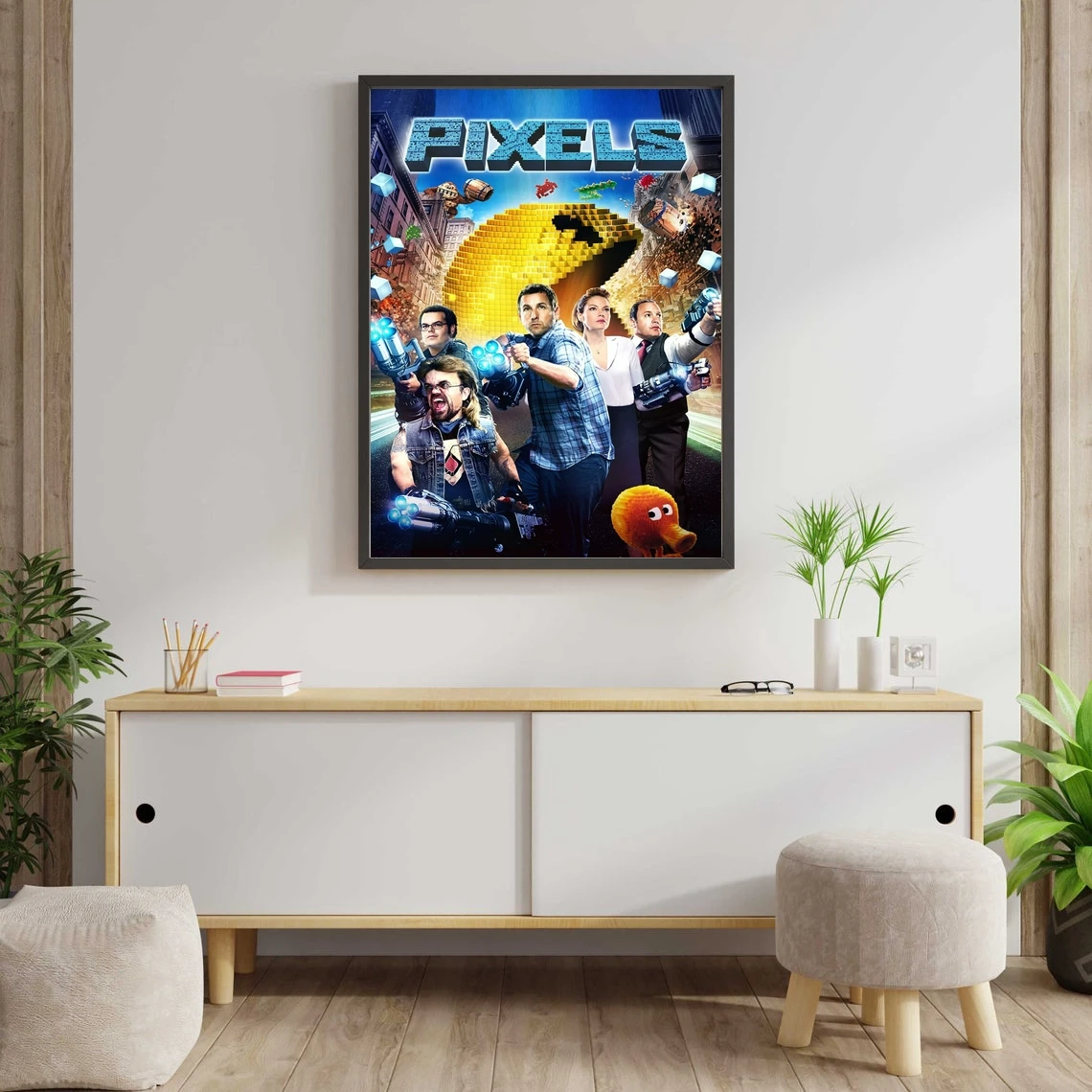 Pixels 2015 Movie Poster 24x36 Borderless Glossy 15085