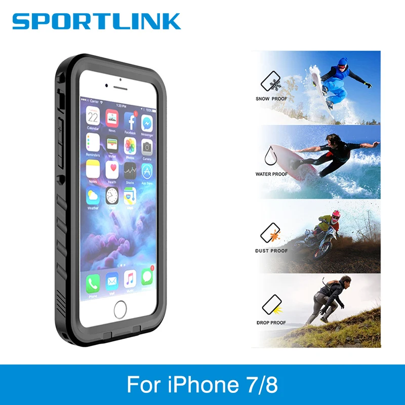 Waterproof Case For iPhone 7 iPhone 8 ShockProof Swimming Diving Snow Proof Cover For iPhone 7 8 Underwater Protective Case Waterproof Case For iPhone 7 iPhone 8 ShockProof Swimming Diving Snow Proof Cover For iPhone 7 8 Underwater Protective Case