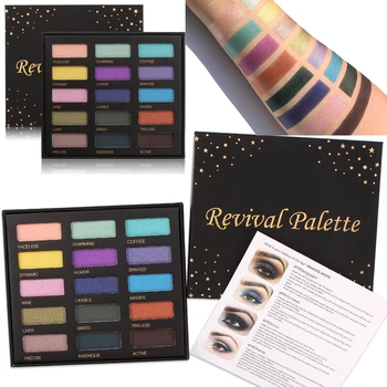 

15 Colors Eyeshadow Palette Shimmer Matte Glitter Eyeshadow Glazed Opalescent Eyes Makeup Women Beauty Cosmetic Tools