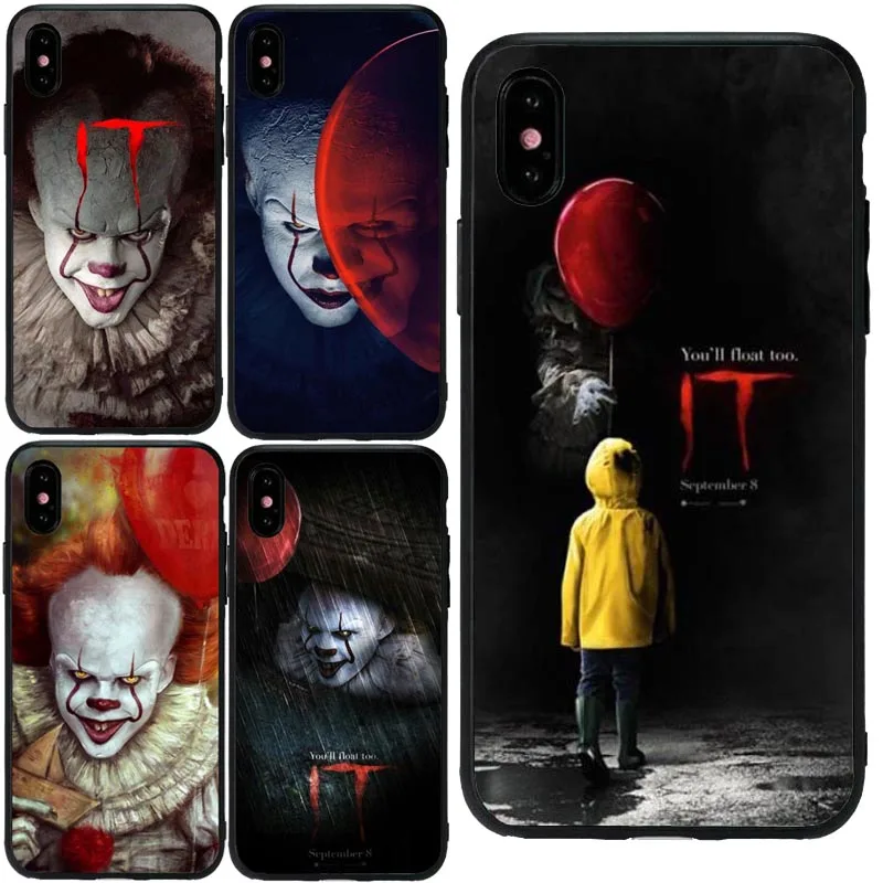 Мягкий Силиконовый ТПУ чехол для телефона с изображением клоуна из страха iPhone 11