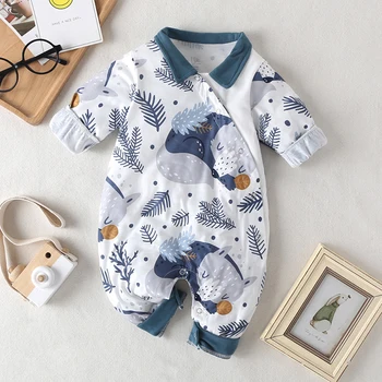 

Boys Rompers Kids Romper Spring Clothing Autumn 6-24M Infant Printing Toddler Newborn Outfits Baby Boys Clothes Baby Rompers
